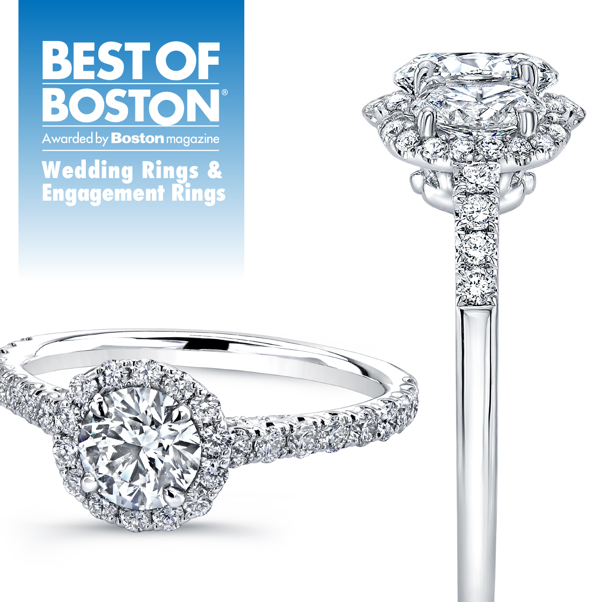 Best of Boston Engagement & Wedding Rings