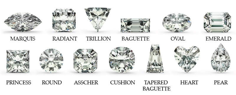 Diamond Shapes And Cut Styles